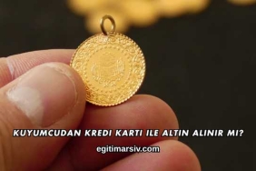 Kuyumcudan Kredi Kartı ile Altın Alınır mı?