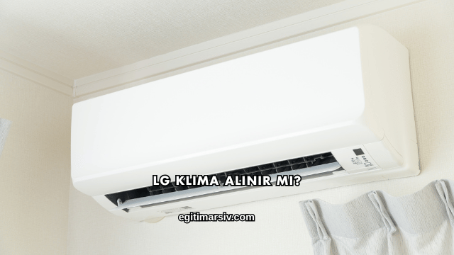 LG Klima Alınır mı?