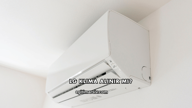 LG Klima Alınır mı?