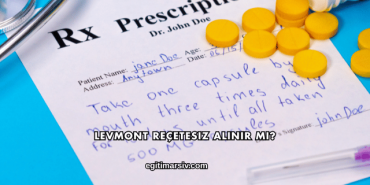 Levmont Reçetesiz Alınır mı?