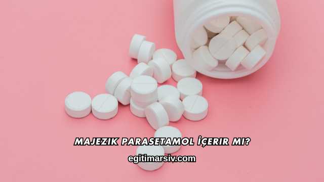 Majezik Parasetamol İçerir mi?