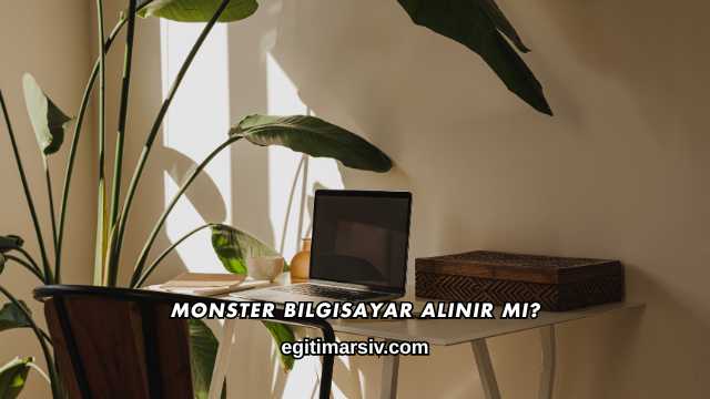 Monster Bilgisayar Alınır mı?