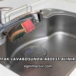 Mutfak Lavabosunda Abdest Alınır mı?