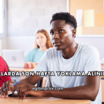 Okullarda Son Hafta Yoklama Alınır mı?