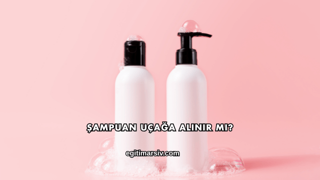 Şampuan Uçağa Alınır mı?