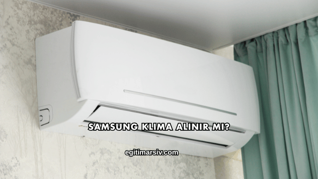 Samsung Klima Alınır mı?