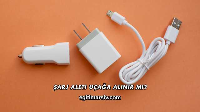 Şarj Aleti Uçağa Alınır mı?