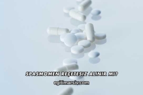 Spasmomen Reçetesiz Alınır mı?