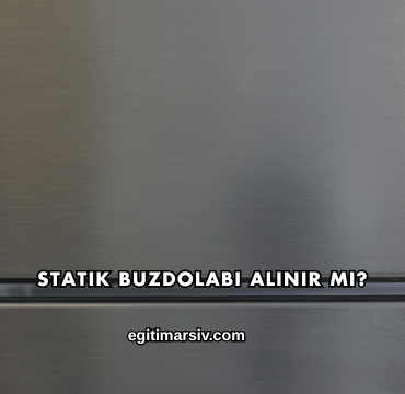 Statik Buzdolabı Alınır mı?