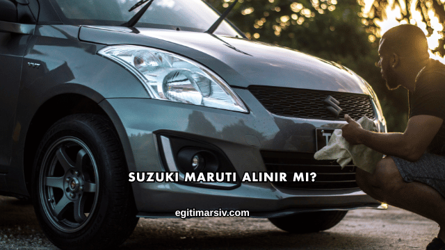 Suzuki Maruti Alınır mı?