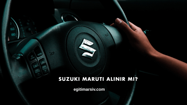 Suzuki Maruti Alınır mı?
