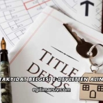 Tapu Takyidat Belgesi E-Devletten Alınır mı?