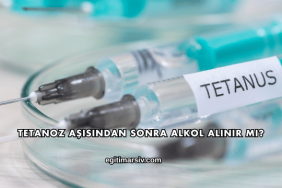Tetanoz Aşısından Sonra Alkol Alınır mı?