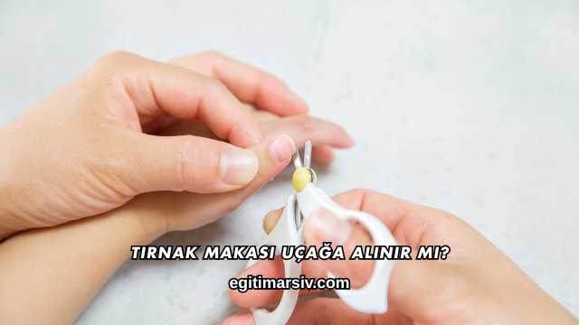 Tırnak Makası Uçağa Alınır mı?