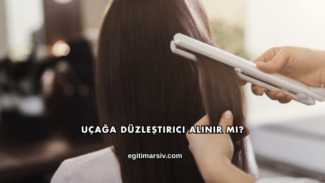 Uçağa Düzleştirici Alınır mı?
