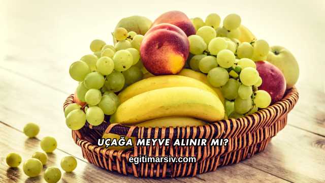 Uçağa Meyve Alınır mı?