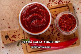 Uçağa Salça Alınır mı?