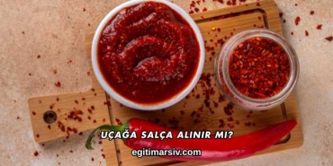 Uçağa Salça Alınır mı?