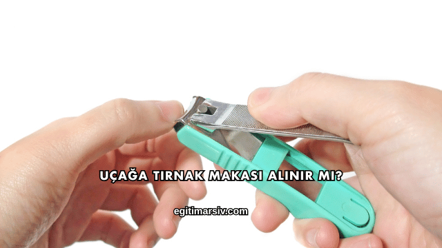 Uçağa Tırnak Makası Alınır mı?