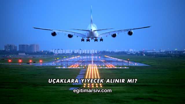 Uçaklara Yiyecek Alınır mı?