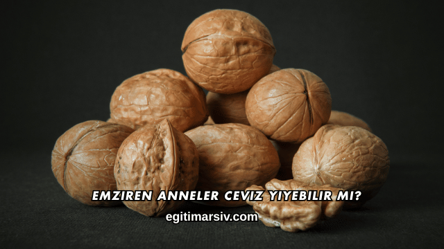 Emziren Anneler Ceviz Yiyebilir mi?
