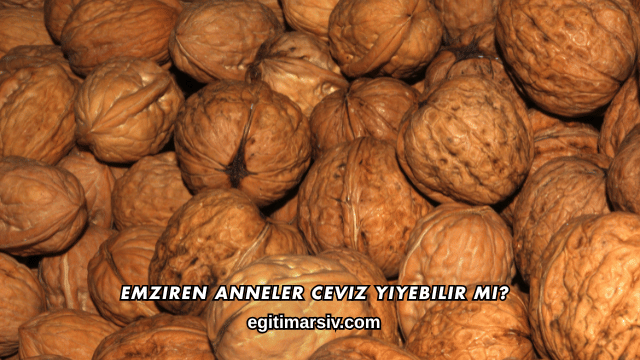 Emziren Anneler Ceviz Yiyebilir mi?